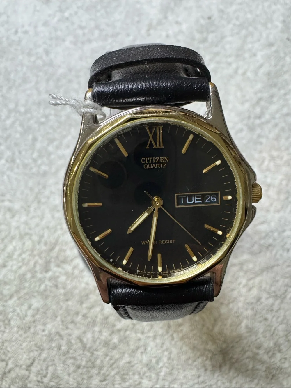 Citizen Black Dial with Gold Accents Men's Dress Watch